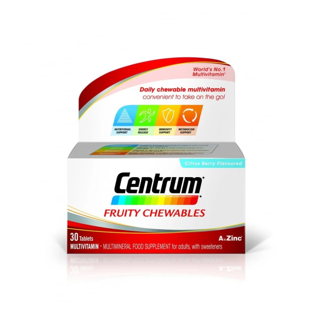 CENTRUM FRUITY CHEWABLES 30S