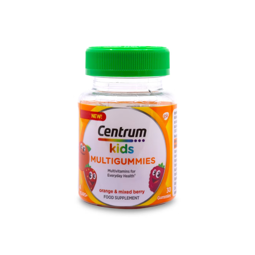 CENTRUM KIDS GUMMIES ORANGE & MIX BERRY 30S