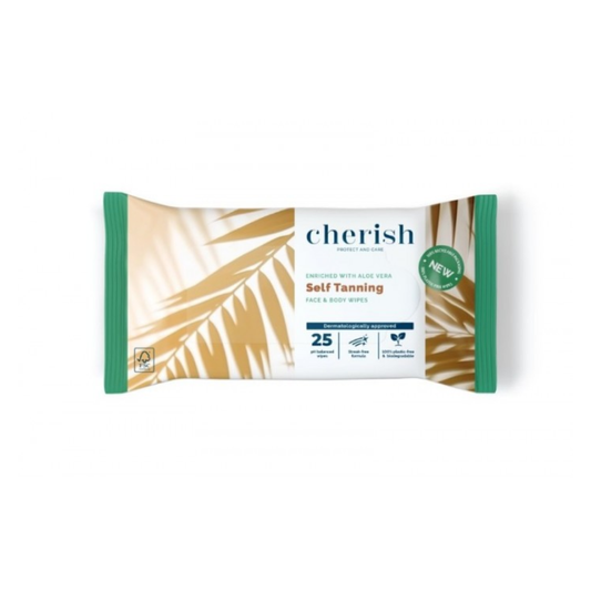 CHERISH WIPES SELF TAN PLASTIC FREE 20S