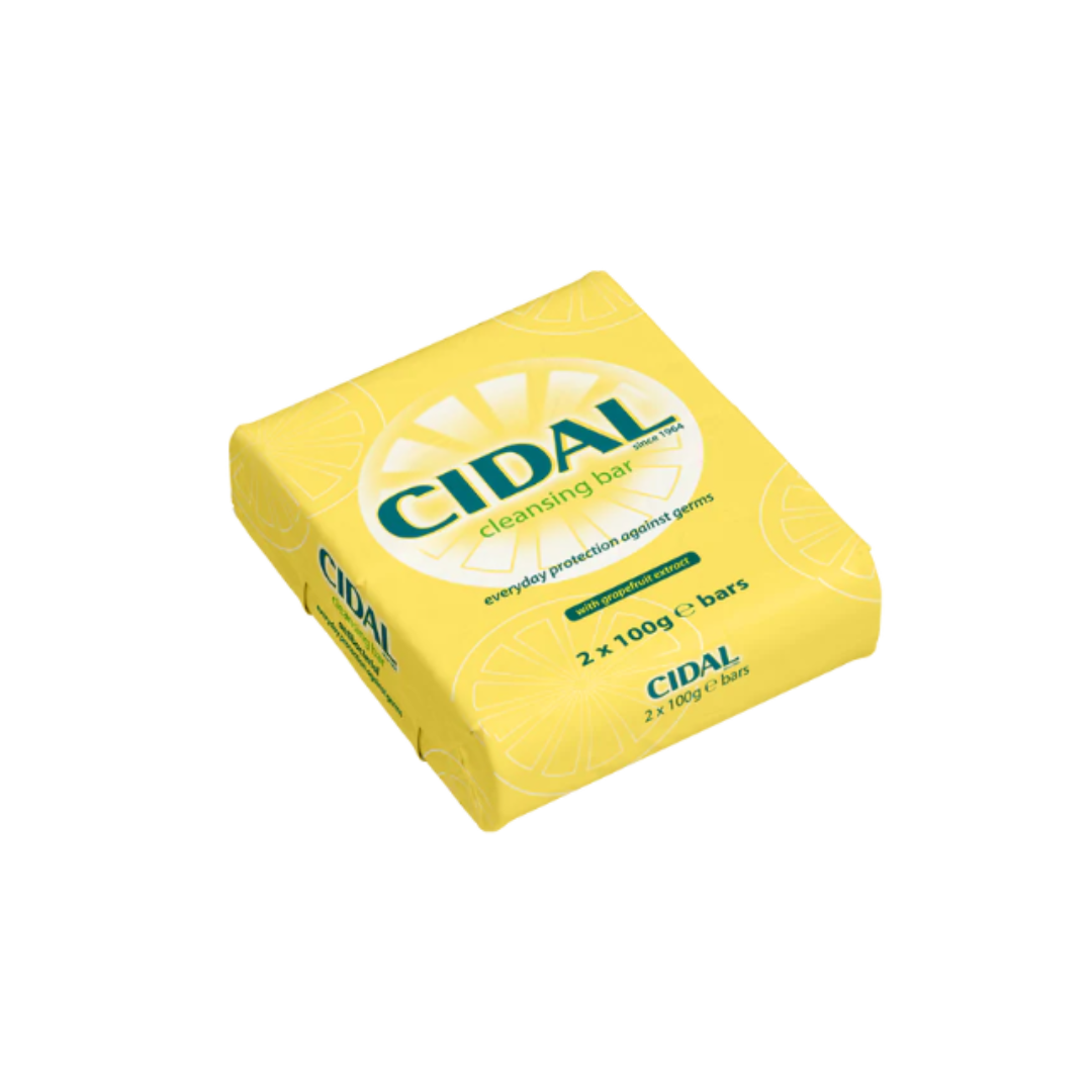 CIDAL ORIGINAL ANTIBAC CLEANSING BAR 2PK (2X100G)