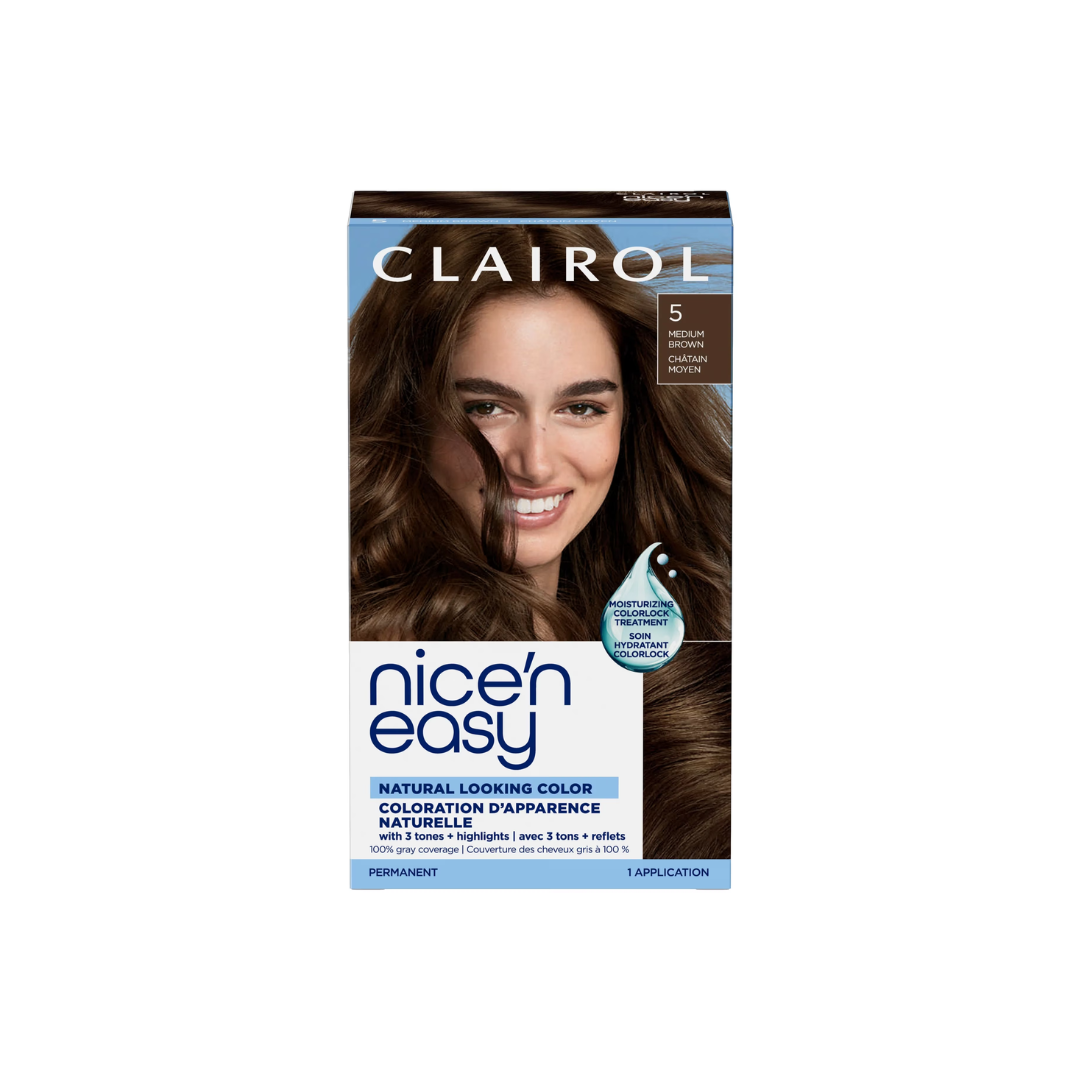 CLAIROL NICE N EASY 5 MEDIUM BROWN 1S