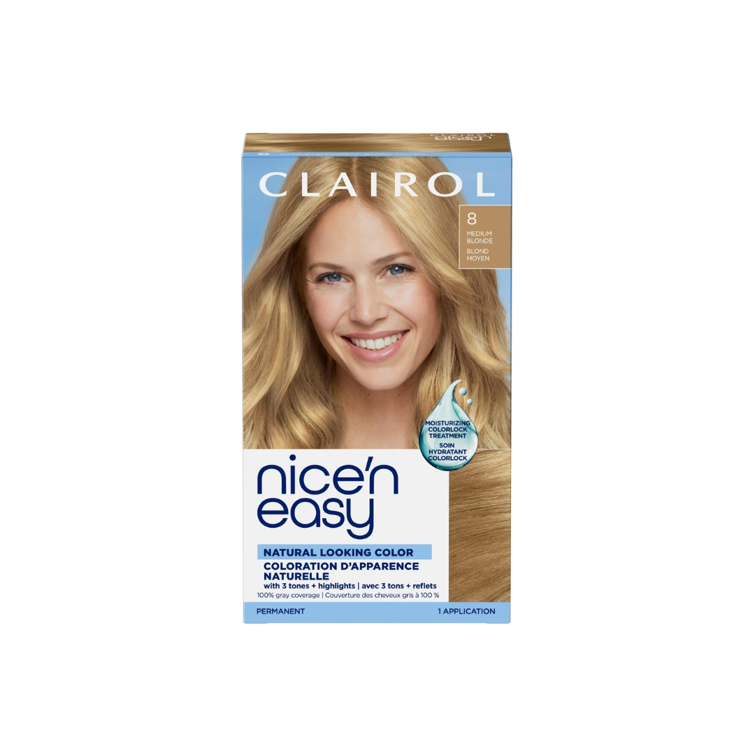 CLAIROL NICE N EASY 8 MEDIUM BLONDE 1S