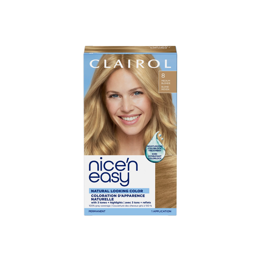 CLAIROL NICE N EASY 8 MEDIUM BLONDE 1S