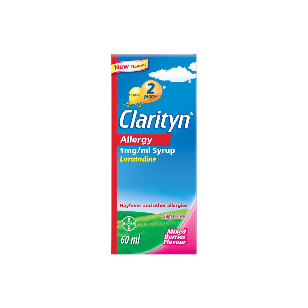CLARITYN ALLERGY+2 MIX BERRY 1MG/ML SYR 60ML