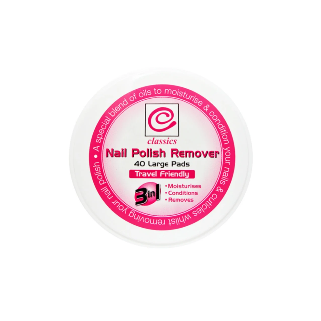 CLASSICS NAIL POLISH REMOVER 40 PADS