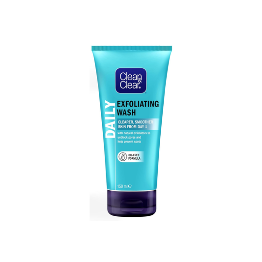 CLEAN & CLEAR EXFOLIATING DAILY WASH 150ML