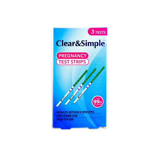 CLEAR & SIMPLE PREGNANCY TEST STRIPS 3S