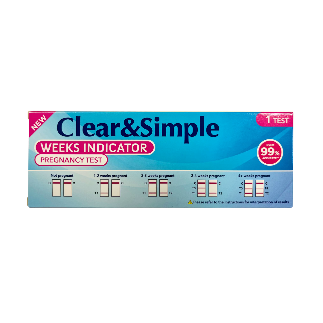 CLEAR & SIMPLE WKS INDICATOR PREG KIT 1 TEST