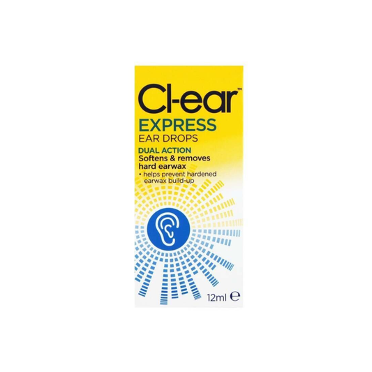 CL-EAR EAR DROPS EXPRESS DUAL ACTION 12ML