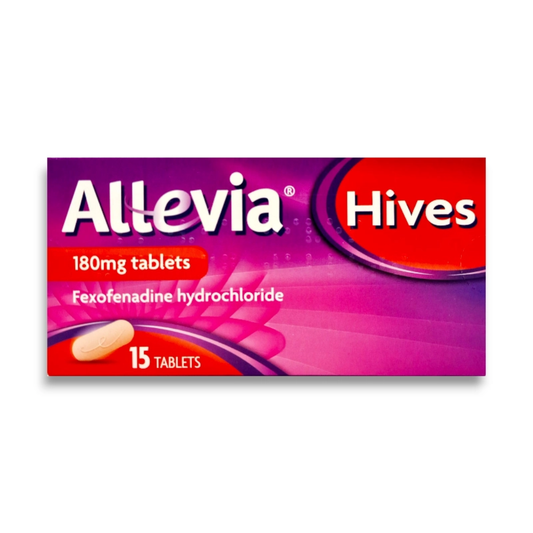 ALLEVIA HIVES FEXOFENADINE TABS 180GM	15S