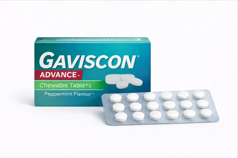 Gaviscon Advance – 12 Chewable Tablets – Peppermint